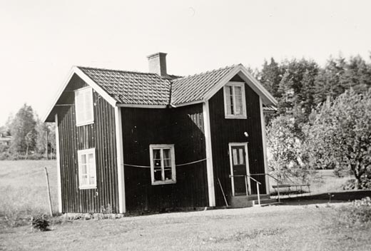 Gruvarbetarbostaden Kurbo i Dalkarlsberg sommaren 1966.