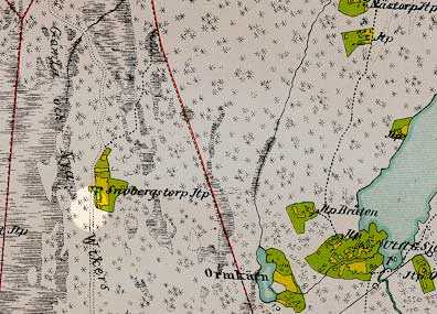 Öknabergsgruvorna ligger strax söder om Snöbergstorp