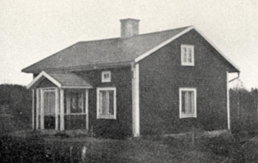 Gruvarbetarbostaden Nyckelhagen i Dalkarlsberg 1951.